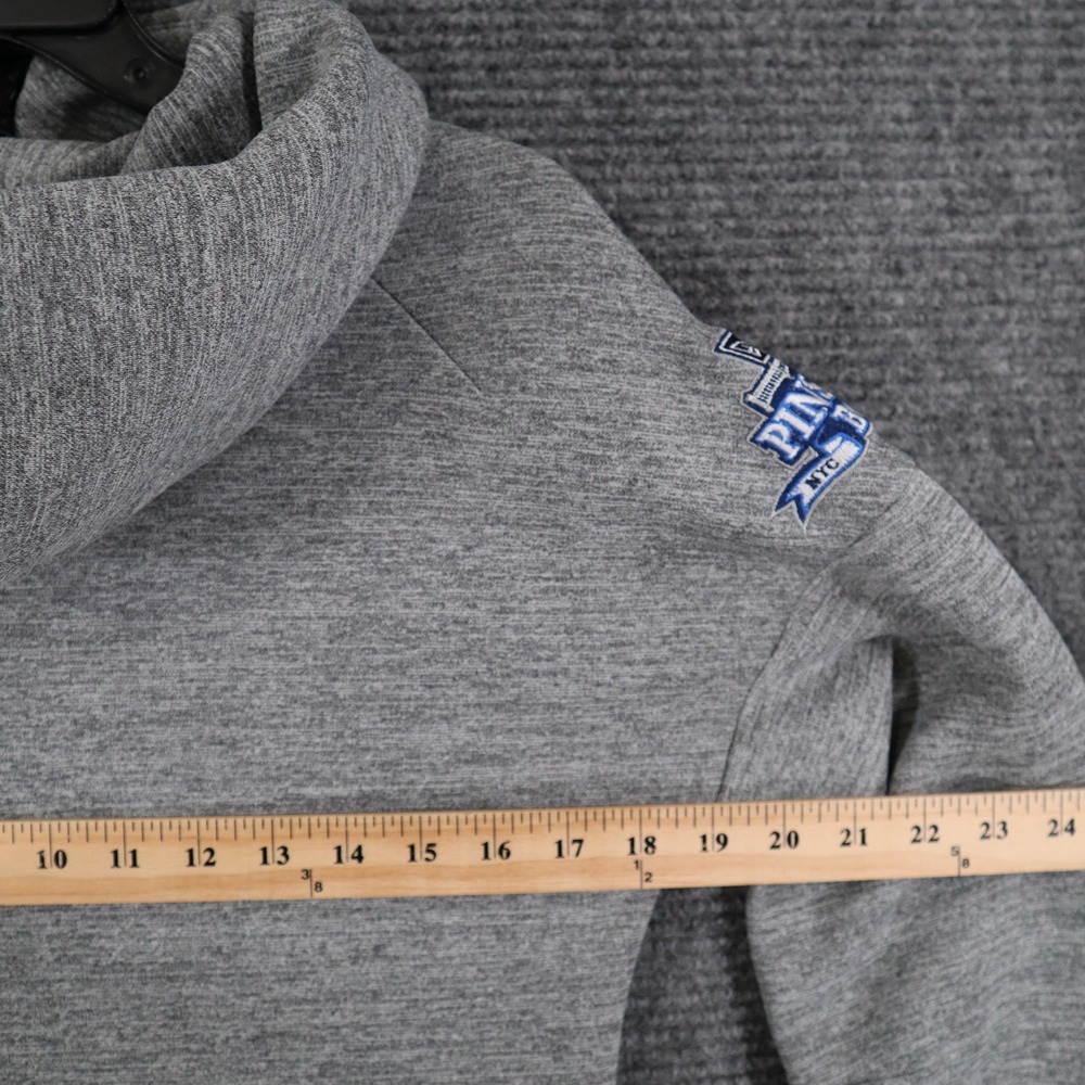 Miami Hurricanes Adidas Full Zip Hoodie Women S Pinstripe Bowl Patch Tech Fleece - Picture 8 of 11